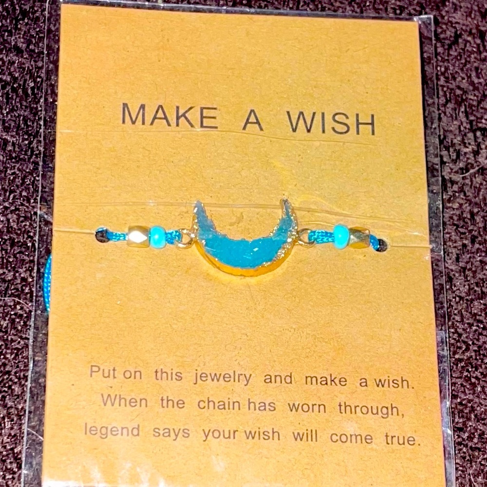🌙💙Blue Wish Bracelet💙🌙